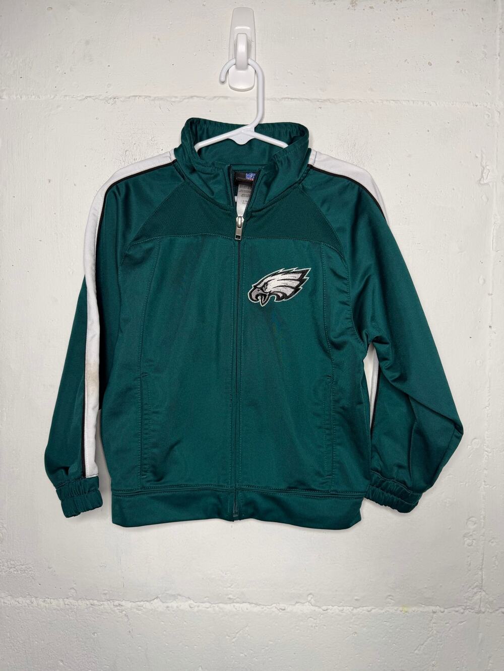 NFL Philadelphia Eagles 4T Toddler Track Jacket Green Football Full Zip
